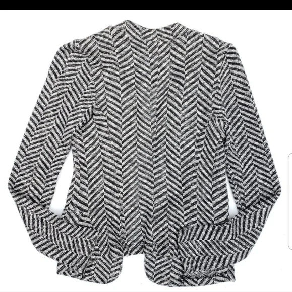 Dolan Herringbone "Chevron" Relaxed Fit Blazer Black and White Adorable … - Picture 5 of 10